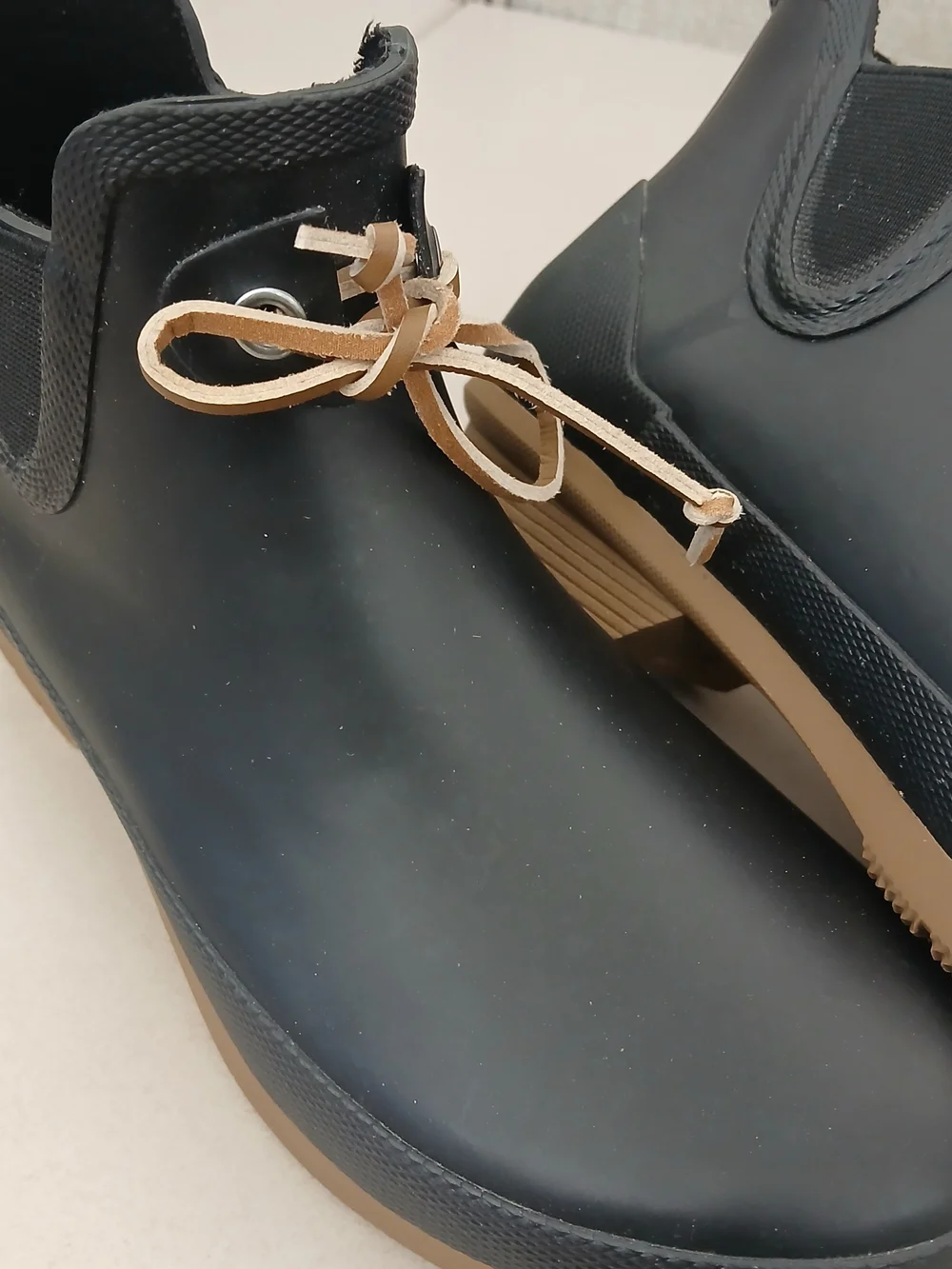 Chooka Black Chelsea Rain Boots